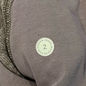 (2) Lululemon high rise scuba joggers
